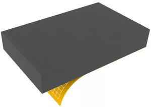 DS090RS 90 MM (3.5 INCHES) FIGURE FOAM TRAY DOUBLE-SIZE RASTER SELF-ADHESIVE