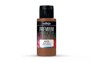 Vallejo Premium Airbrush Color: Dark Ochre (60 ml)