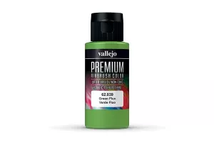 Vallejo Premium Airbrush Color: Green Fluo (60 ml)