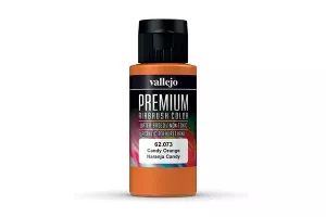 Vallejo Premium Airbrush Color: Candy Orange (60 ml)