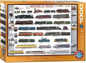 Puzzle - History of Trains (1000 pieces)