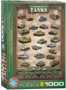 Puzzle - History of Tanks (1000 pieces)