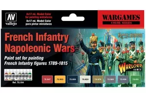 FRENCH INFANTRY NAPOLEONIC WARS 8X17ML