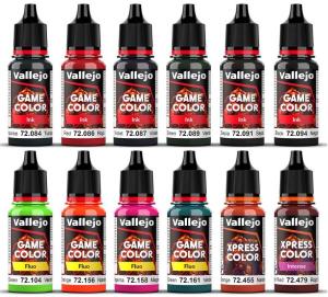 SQUIDMAR Vallejo Special FX paint set 12x18ml Squidmar Miniatures