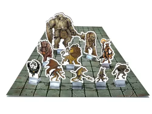 Drakar och Demoner pappfigurer