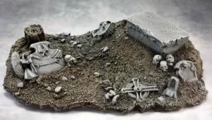 Graveyard Vignette Base (resin base)