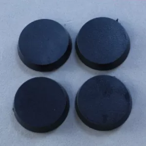 20mm Round Plastic Flat Top Base (25)