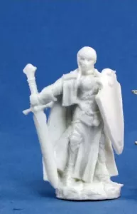 Isabeau Laroche, Female Paladin (sculpted by Werner Klocke)