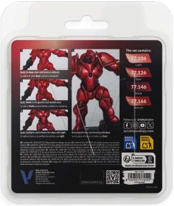 RUBY RED PAINT SET (VALLEJO TRUE METALLIC METAL)