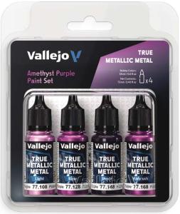 AMETHYST PURPLE PAINT SET (VALLEJO TRUE METALLIC METAL)