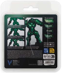 DUSKEN GREEN PAINT SET (VALLEJO TRUE METALLIC METAL)