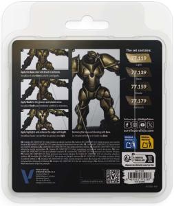 AGED METAL PAINT SET (VALLEJO TRUE METALLIC METAL)