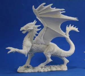 Silver Dragon (sculpted by Sandra Garrity)