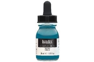 LIQUITEX ACRYLIC INK 30ML TURQUOISE 287