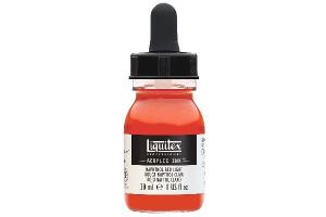 LIQUITEX ACRYLIC INK 30ML NAPHTOL RED LIGHT 294