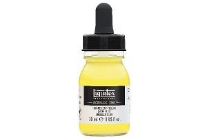 LIQUITEX ACRYLIC INK 30ML FLUORESCENT YELLOW 981