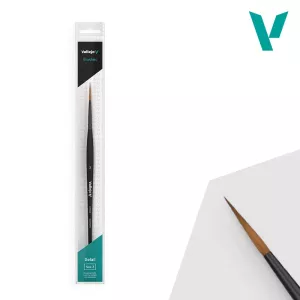 Vallejo Brush: Detail Series round synthetic hair No. 3