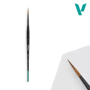 Vallejo Brush: Detail Series round synthetic hair No. 3