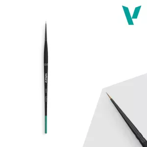 Vallejo Brush: Detail Series round synthetic hair No. 10/0
