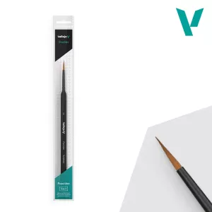 Vallejo Brush: Precision Series round synthetic hair triangular handle No. 2