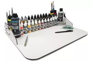 Paint display and work station 50 x 37 cm
