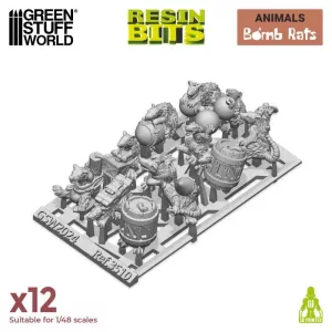 3D printed set - Bomb Rats