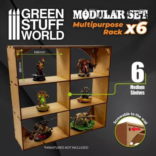 GSW MODULAR SET: Multipurpose Rack x6