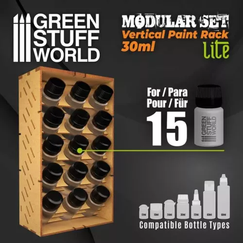 GSW MODULAR SET: Vertical Paint Organiser 30ml - LITE