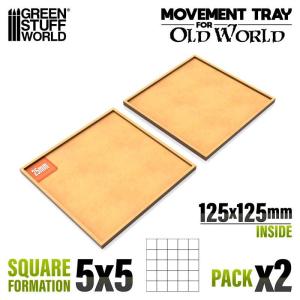 MDF Movement Trays 125x125mm