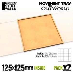 MDF Movement Trays 125x125mm