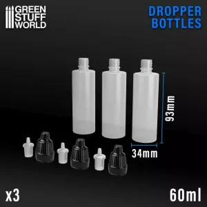 60ml Bottles Pack x3