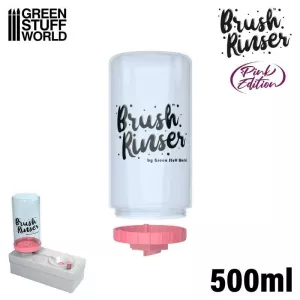 BRUSH RINSER BOTTLE 500ml - Pink ed