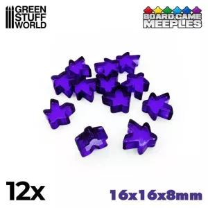 Meeples 16x16x8mm - Purple