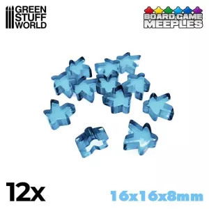Meeples 16x16x8mm - Light Blue