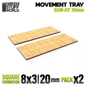MDF Movement Trays - Slimfit Square 160x60mm