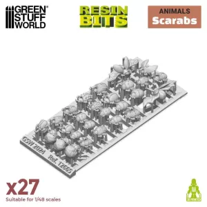 3D printed set - Egyptian Scarabs