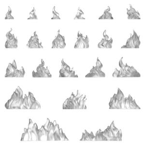 Large Fire Flames 1:48-1:35