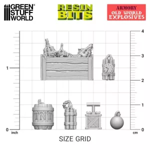 3D printed set - Old World Explosives