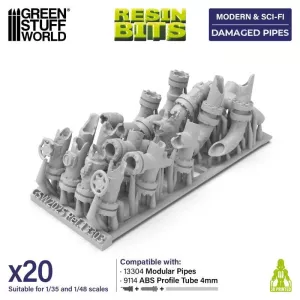 Damaged Pipes 1:48-1:35