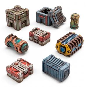Sci-fi Crates 1:48
