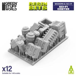 Sci-fi Crates 1:48