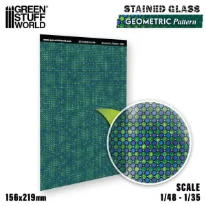 Geometric Pattern Stained Glass