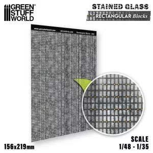 Rectangular Blocks Stained Glass