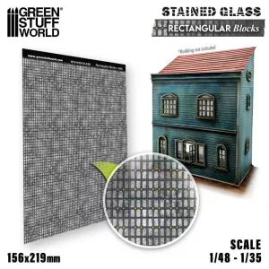 Rectangular Blocks Stained Glass