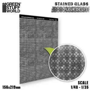 Fleur de Lys Stained Glass