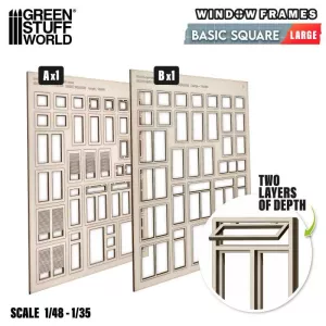 Basic Square Miniature Windows - Large