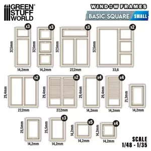 Basic Square Miniature Windows - Small