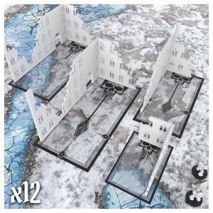 Skull Glasspack Footprints Wh40k compatible (WTC)