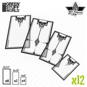 Skull Glasspack Footprints Wh40k compatible (WTC)