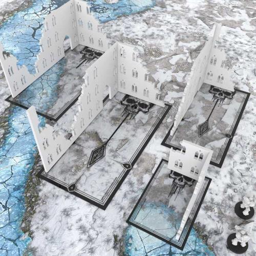 Skull Glasspack Footprints Wh40k compatible (WTC)